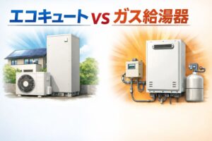 エコキュートvsガス給湯器